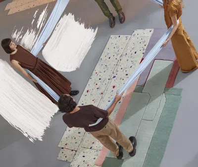 Cc-tapis Rugs Mint Uni In Mint