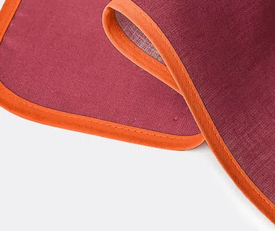 La Doublej Large Napkins Set Of 2 (45x45) In Raspberry