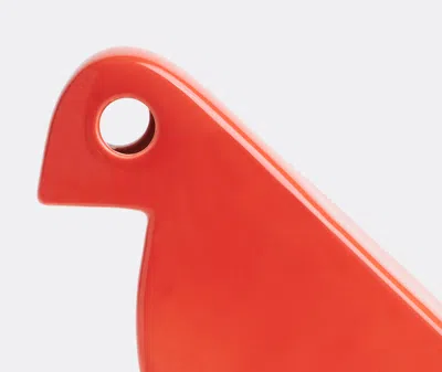 Nuove Forme Decorative Ceramic Bird In Red