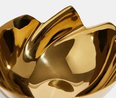 Zaha Hadid Design Decorative Objects Gold Uni In Gold