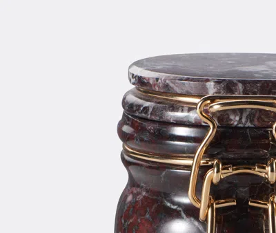 Editions Milano Miss Marble Storage Jar (12cm) In Red