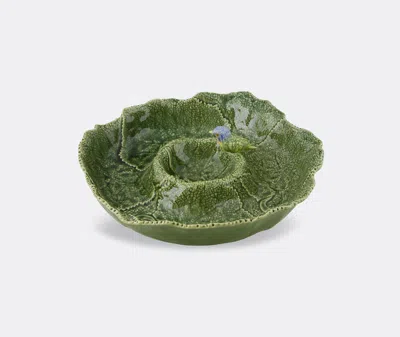 Bordallo Pinheiro Cinerária Glazed Appetizer Plate In Green