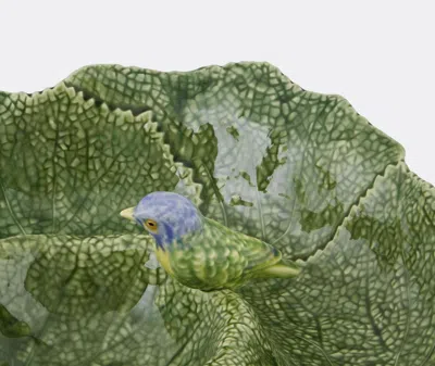 Bordallo Pinheiro Cinerária Glazed Appetizer Plate In Green