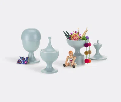 Vitra Rounded Ceramic Container In No. 3, Ice Grey