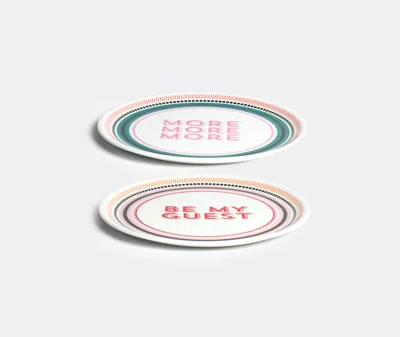 Bitossi Home Assorted Six-set Pizza Plates In Multicolor