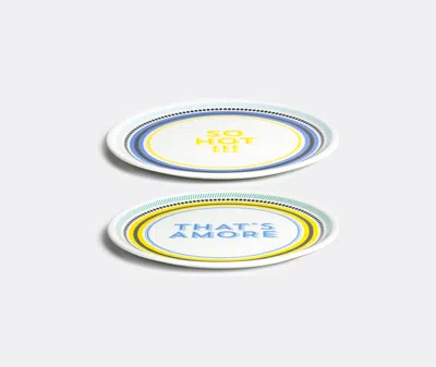 Bitossi Home Assorted Six-set Pizza Plates In Multicolor