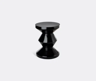 Polspotten Black Zig Zag Stool In Black