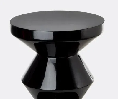 Polspotten Black Zig Zag Stool In Black