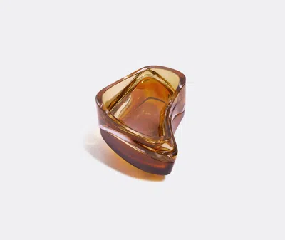 Zaha Hadid Design Decorative Objects Amber 2 In Amber