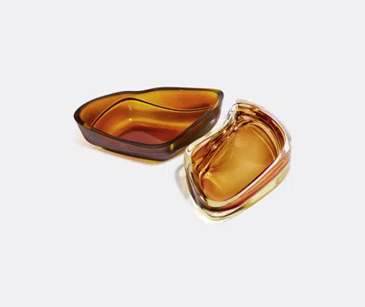 Zaha Hadid Design Decorative Objects Amber 2 In Amber