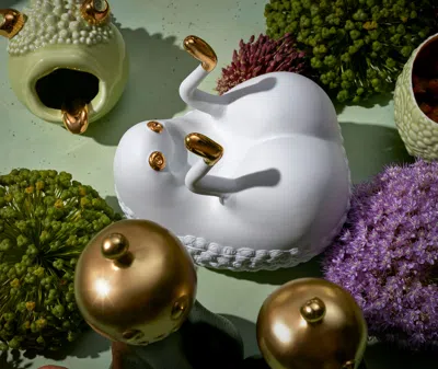 L'objet Decorative Objects White Uni In White