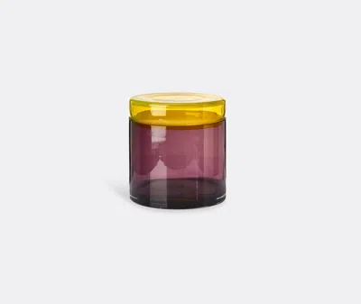 Polspotten Caps & Jars Set Of 3 Glass Containers In Multicolor