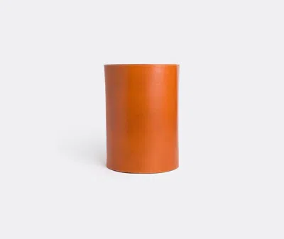 Michaël Verheyden High Grained-effect Basket In Cognac