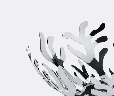 Alessi Designer Kitchen & Dining Mediterraneo - Mirror Polished Stainless Steel Fruit Holder In Silver