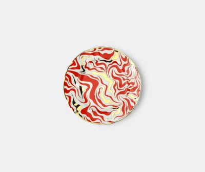 Bitossi Home Tempesta Four-set Dessert Plate In Multicolor