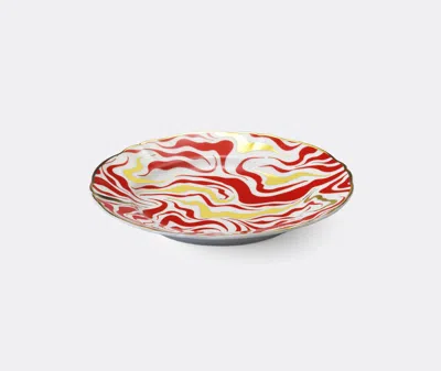 Bitossi Home Tempesta Four-set Dessert Plate In Multicolor