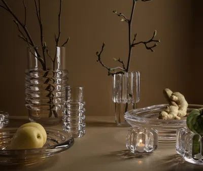 Tom Dixon Press Large Vase (31cm) In Clear
