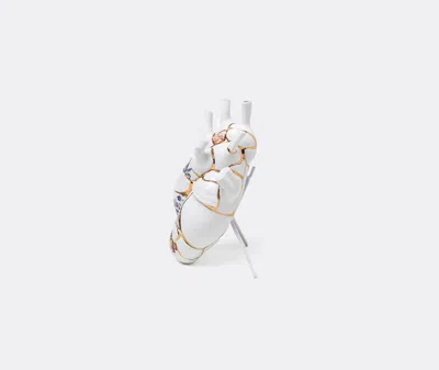 Seletti Love In Bloom Kintsugi Vases Multicolor In White