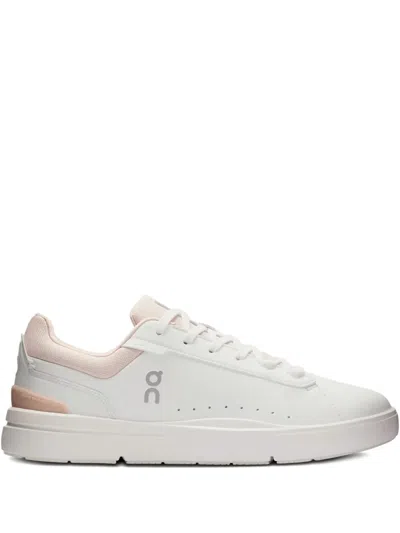 On The Roger Advantage Leather Sneakers In White