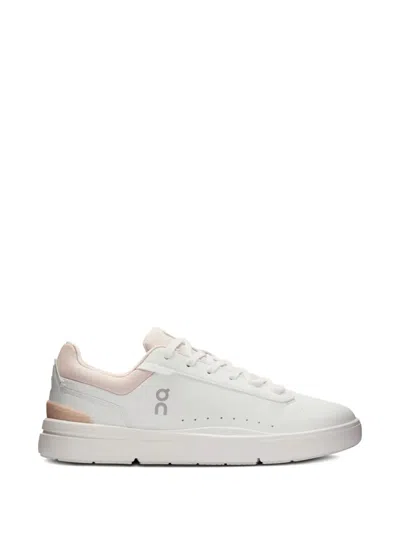 On The Roger Advantage Leather Sneakers In White
