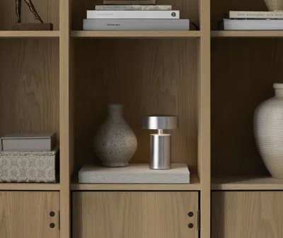 Menu Column Portable Table Lamp By Norm Architects In Aluminum