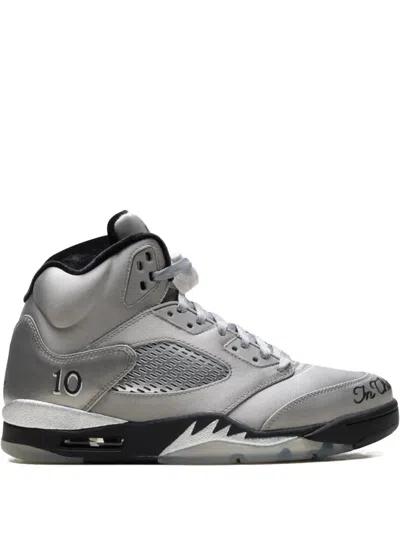 Jordan Women's Air  5 Retro "wings" Shoes In Gray