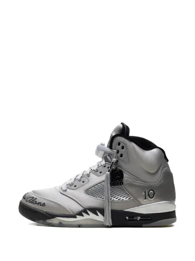 Jordan Women's Air  5 Retro "wings" Shoes In Gray