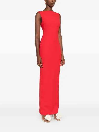 Solace London Dresses Bright In Red