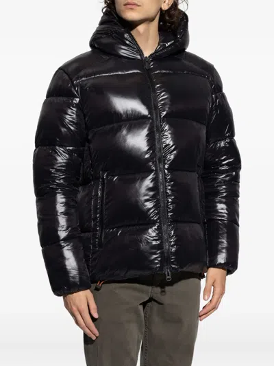 Save The Duck Edgard Nylon Down Jacket In Black