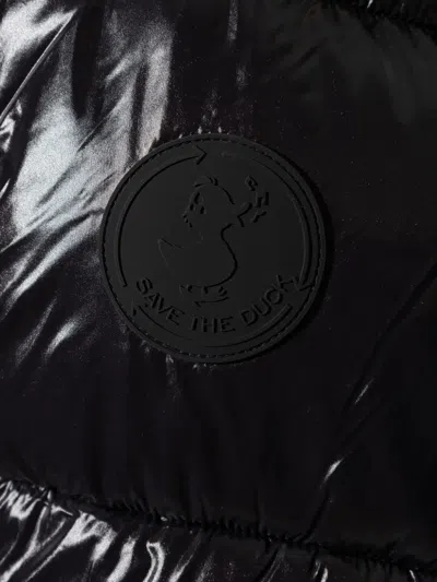 Save The Duck Edgard Nylon Down Jacket In Black
