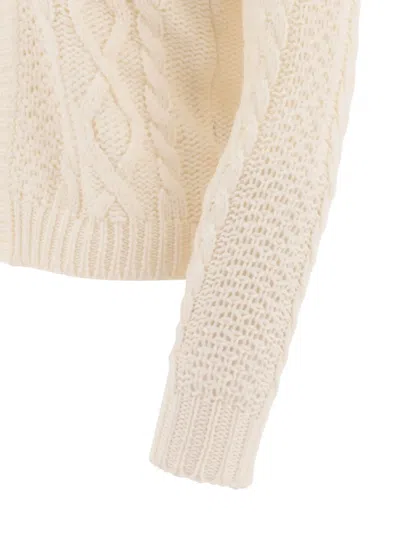 Rakkì Elegant Merino Wool Cardigan In Multi
