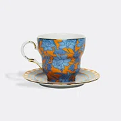 La Doublej Big Mama Cup And Saucer In Yellow