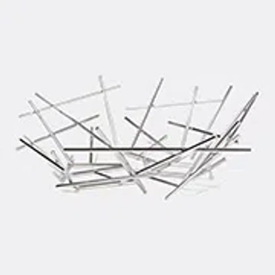 Alessi Blow Up Citrus Basket, Medium In Steel