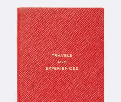 Smythson Notebooks Scarlet Red Uni