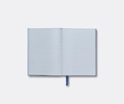 Smythson Notebooks Nile Blue Uni In Nile Blue