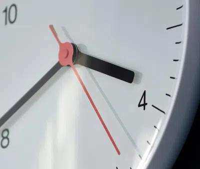 Hay White Wall Clock In White