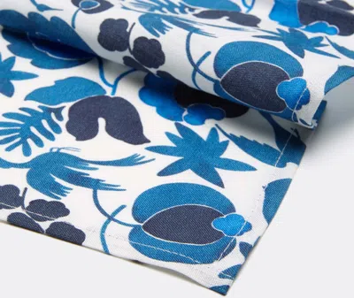 La Doublej Large Napkins Set Of 2 (45x45) In Blue