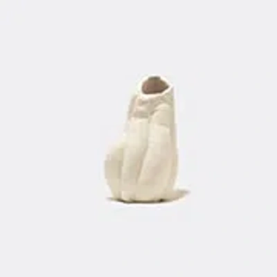 Completedworks Fold B55 Sculpted Vase In White