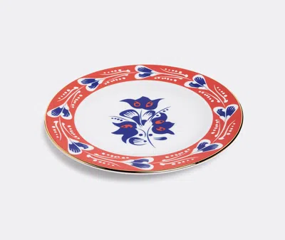 La Doublej Soup And Dinner Plates Set In Multicolor