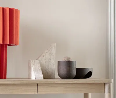 Origin Made Decorative Objects Dark Brown Uni In Dark Brown