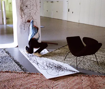 Cc-tapis Rugs Red Uni In Red