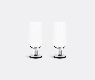 Tom Dixon Glassware Clear / Black Base 6 In Clear / Black Base