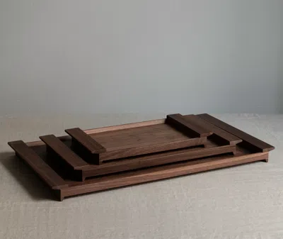 Origin Made Serving And Trays Dark Brown Uni In Dark Brown