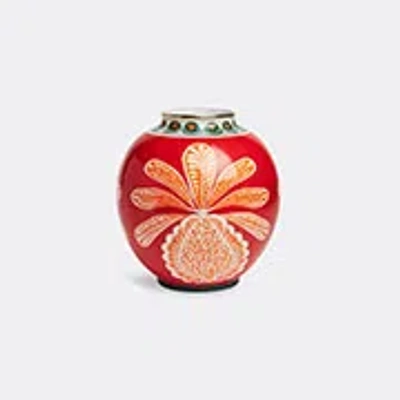 La Doublej Pineapple Big Bubble Porcelain Vase In Bordeaux