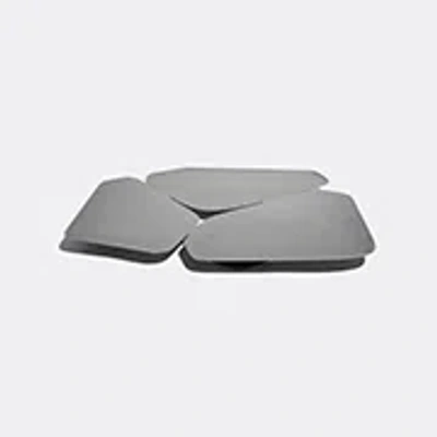 Zaha Hadid Design Serving And Trays Silver Uni In Silver