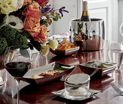 Sambonet Serving And Trays Silver Uni In Silver