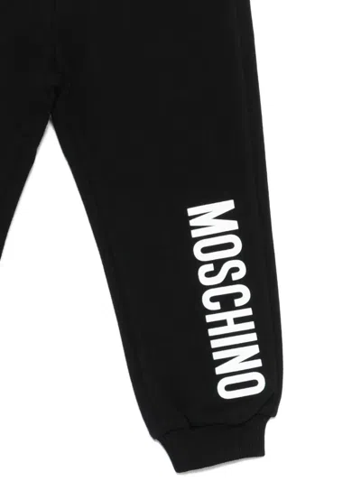 Moschino Logo Sweatpants In Black