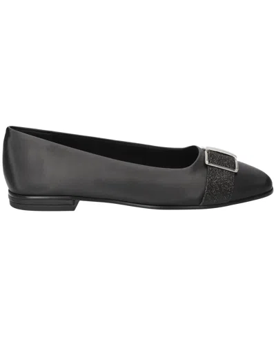 Easy Street Women's Keely Square Toe Ballet Flats In Black