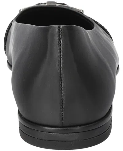 Easy Street Women's Keely Square Toe Ballet Flats In Black