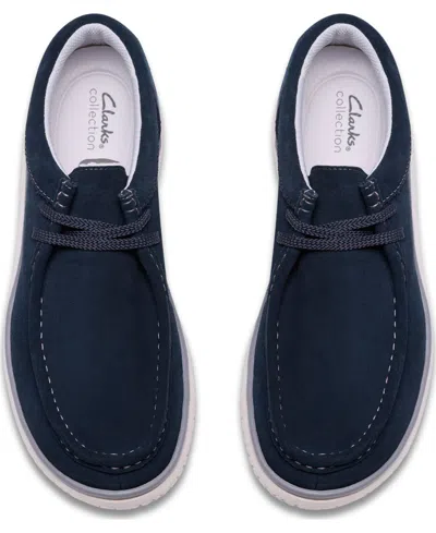 Clarks Suede Sneaker In Blue